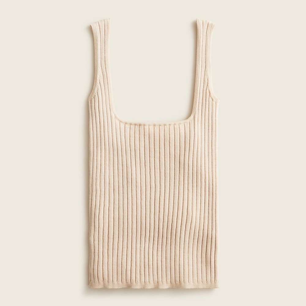 J. Crew Ribbed merino wool sweater-tank